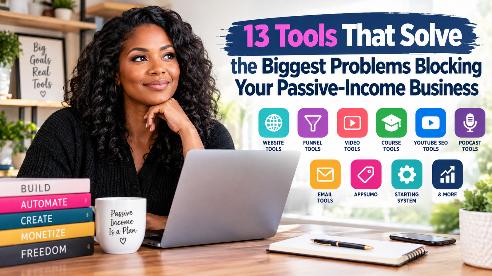  13 Tools That Solve the Biggest Problems Blocking Your Passive-Income Business