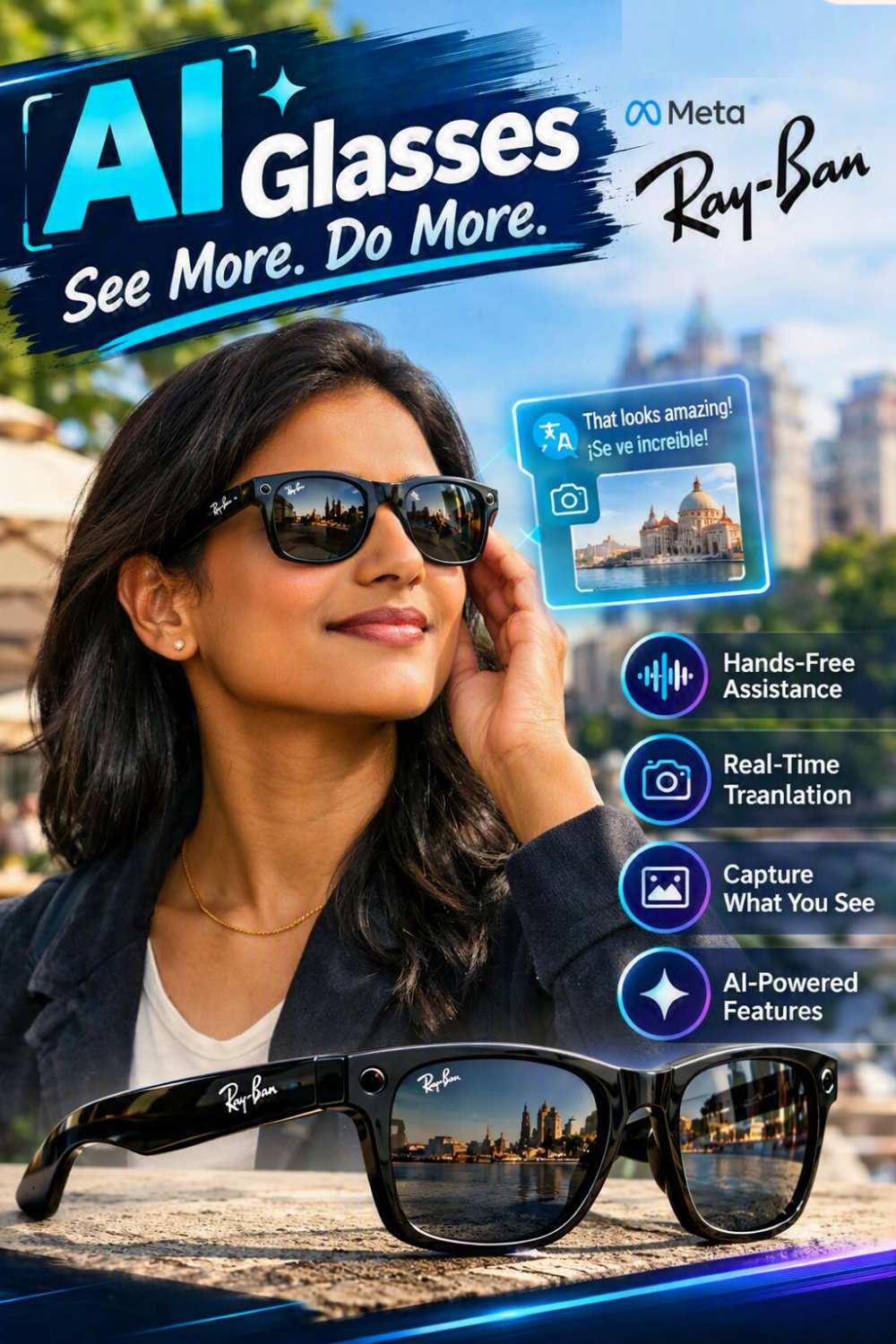 Best AI Glasses of 2026 Meta Ray-Ban AI Glasses Put AI at Your Fingertips