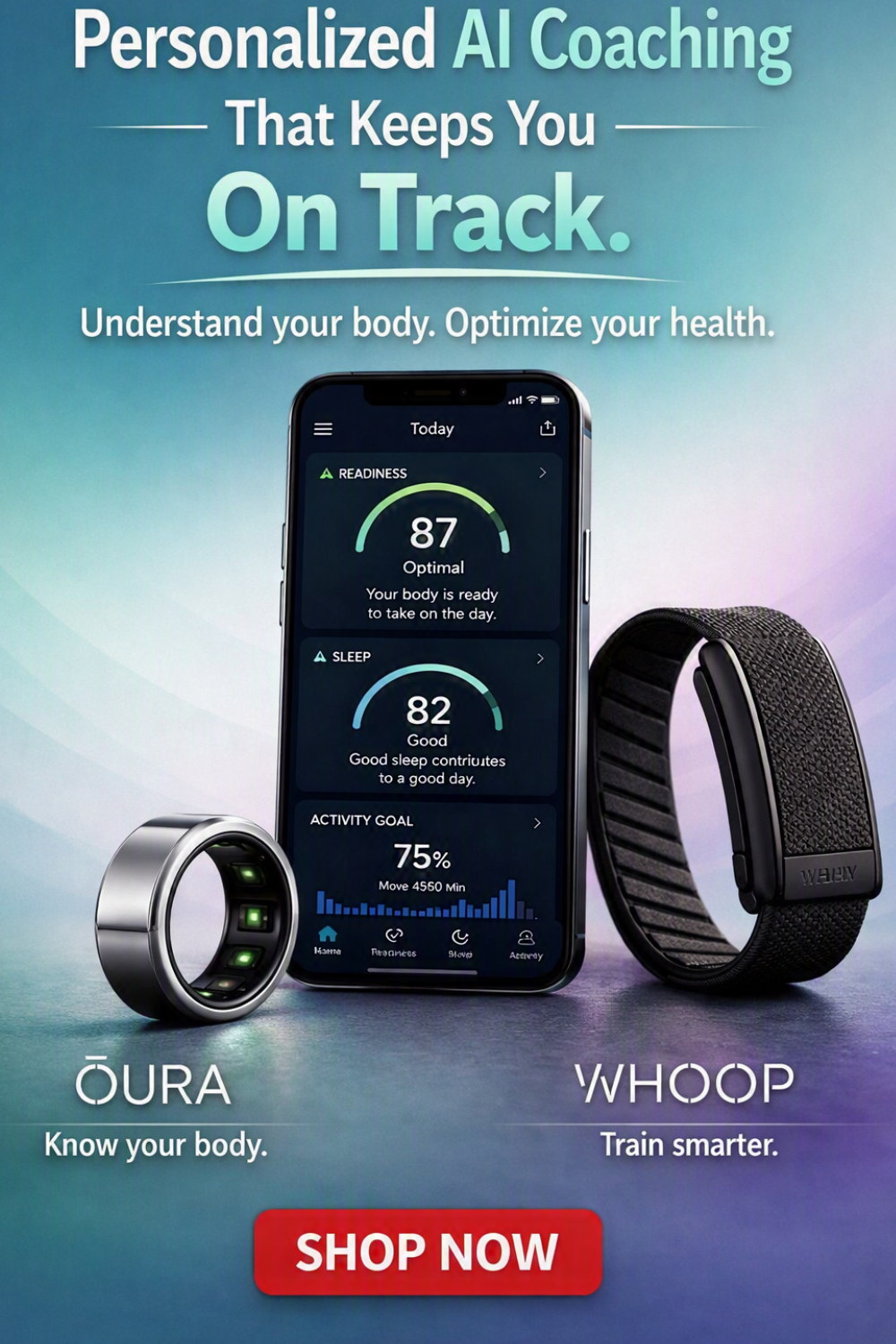 ai Health Coaching Oura WHOOP Wellness Tracking