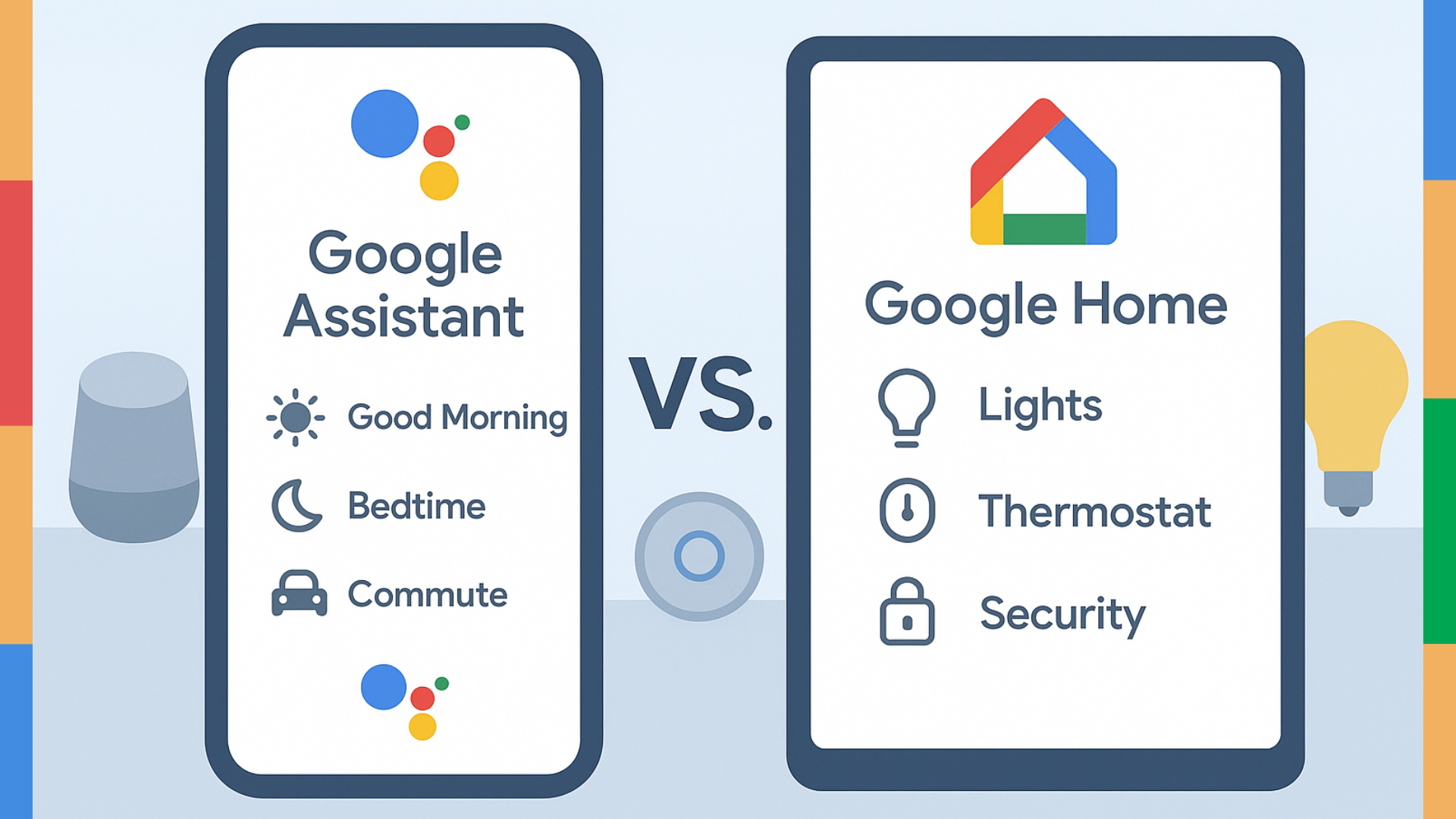>Comparing Google Assistant Routines to Google Home Routines