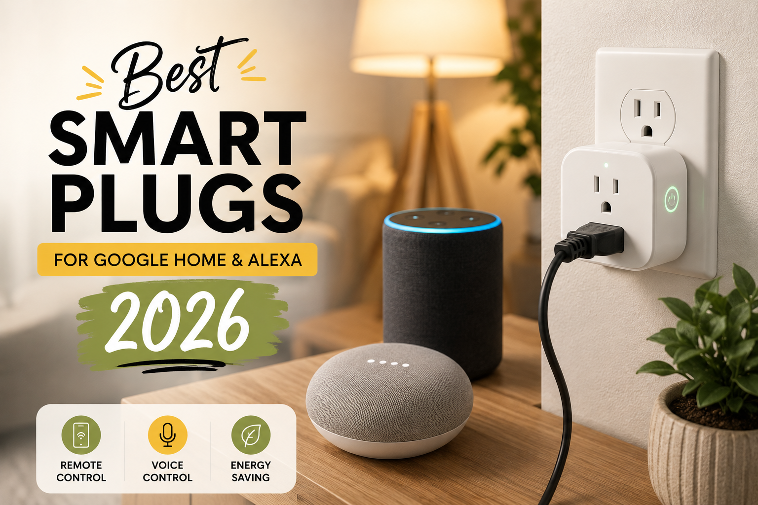 Best Smart Plugs for Google Home and Alexa 2026